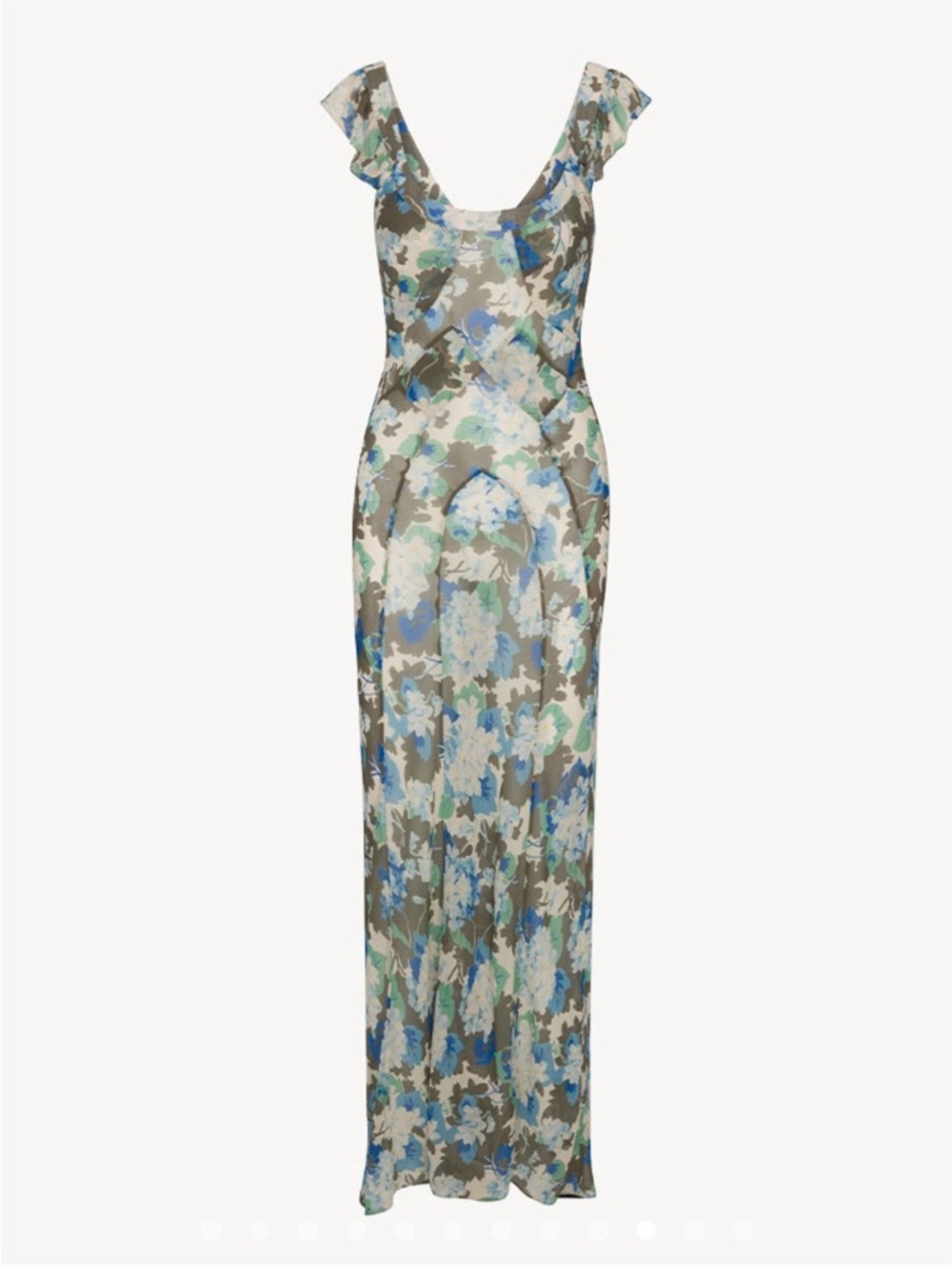 Realisation Par - THE LILA dress in Blue Hydrangea